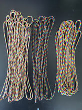 Load image into Gallery viewer, Pride inspired Paracord Keychain