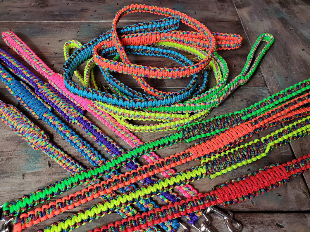 Pride inspired Paracord Leash